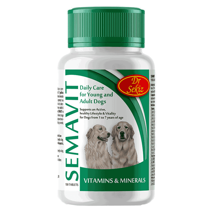 Suplementi za pse: Dr.Sekiz Vitaminsko mineralni dodatak za pse Semavit
