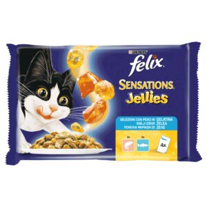 Vlažna hrana za mačke: Felix Sensations Multipack losos i pastrmka