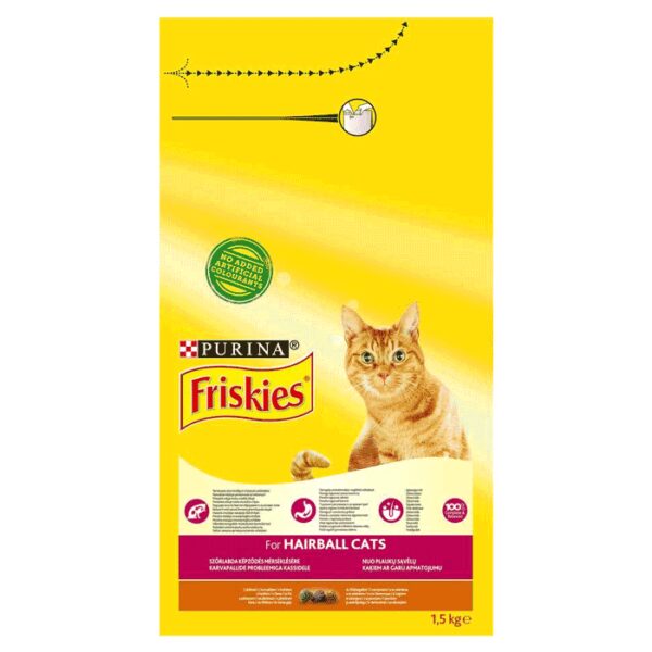 Suva hrana za mačke: Friskies Cat Hairball Piletina I Povrće