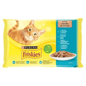 Vlažna hrana za mačke: Friskies Cat Losos