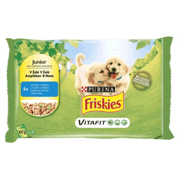 Konzerve za pse: Friskies Dog Junior Piletina i Grašak