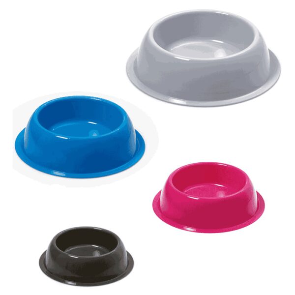 Činije za pse: Georplast Okrugla posuda Silver