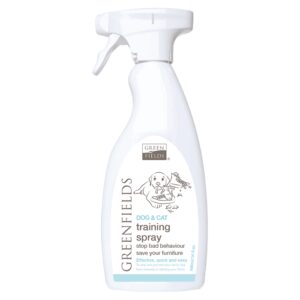 Korisni preparati za pse: Greenfields Training Aid – Preparat protiv grebanja nameštaja