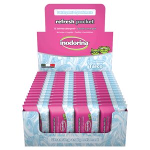 Vlažne maramice za pse: Inodorina Džepne vlažne maramice Refresh Talcum