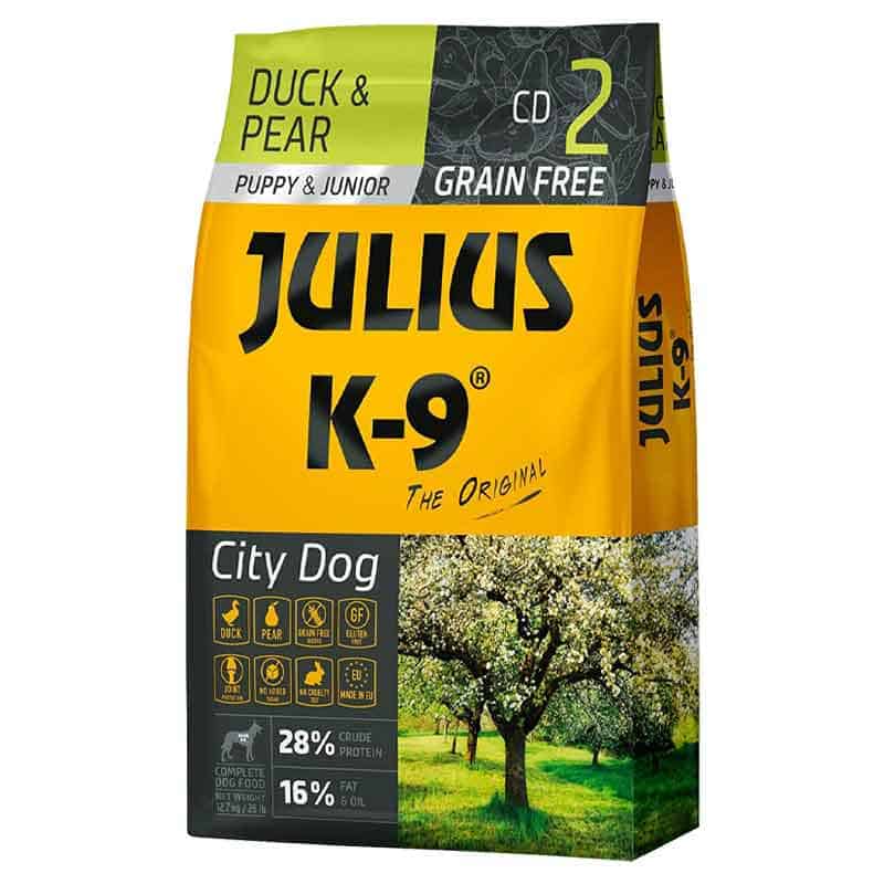 Granule za pse: Julius K9 Grain Free Puppy & Junior - Pačetina i kruška