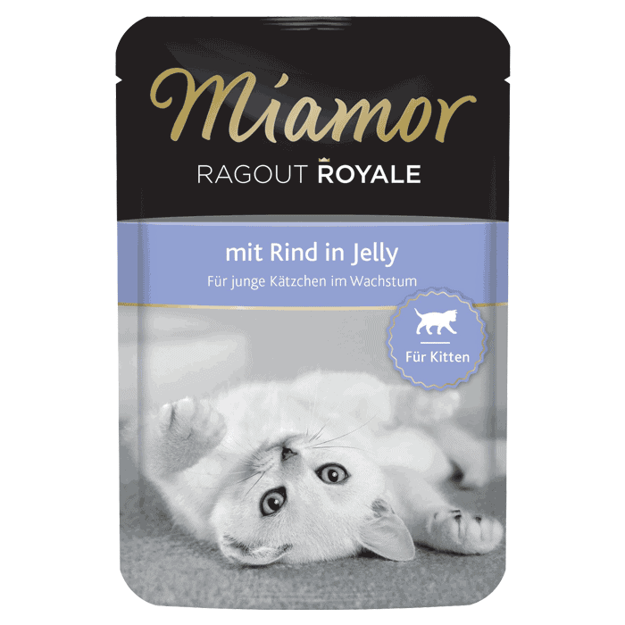 Vlažna hrana za mačke: Miamor Kraljevski Ragu u Želeu Kitten Govedina