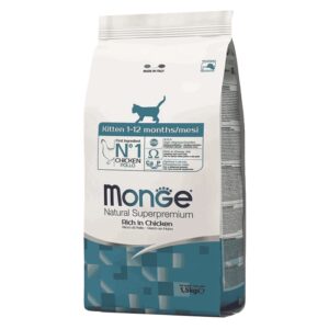 Suva hrana za mačke: Monge Hrana za mačiće Natural Kitten