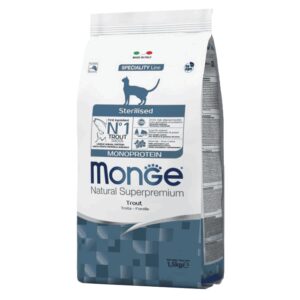 Suva hrana za mačke: Monge Natural Monoprotein Sterilised