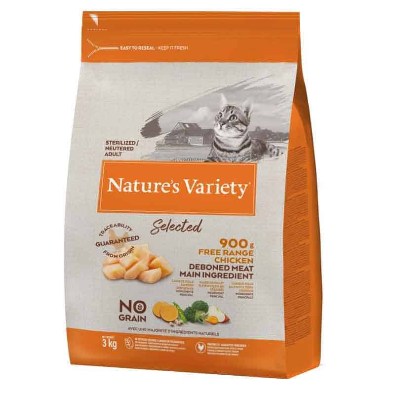 Suva hrana za mačke: Nature's Variety Hrana za sterilisane mačke Selected