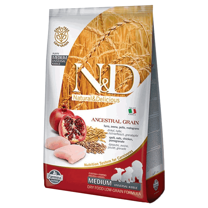 Granule za pse: N&D Low Grain Hrana za štence Medium Puppy