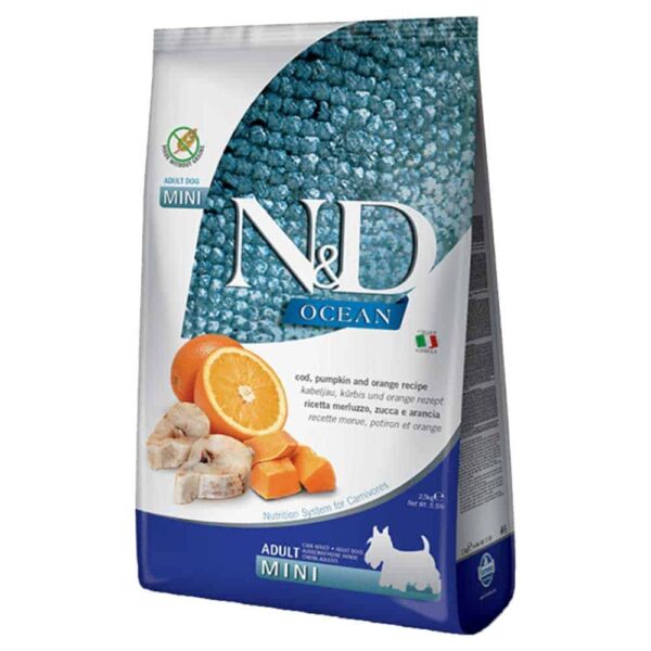 Granule za pse: N&D Ocean Mini bakalar