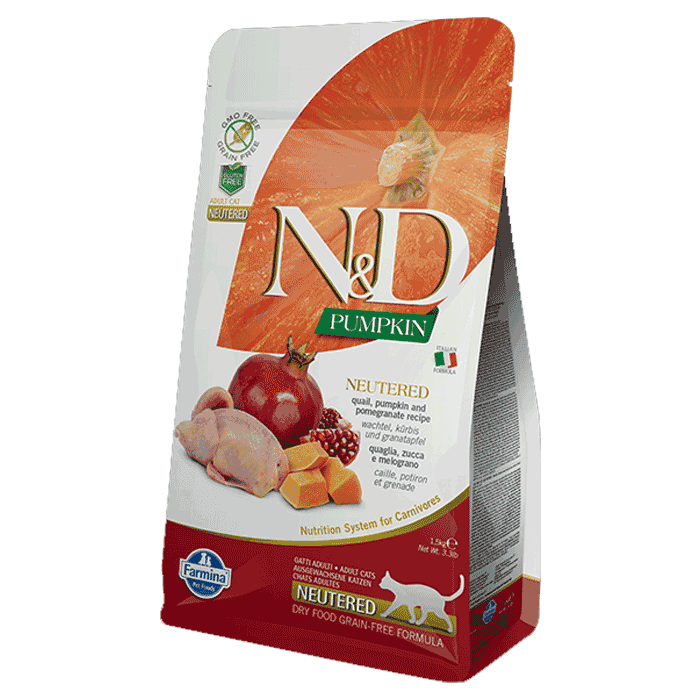 Suva hrana za mačke: N&D Pumpkin Hrana za sterilisasene mačke