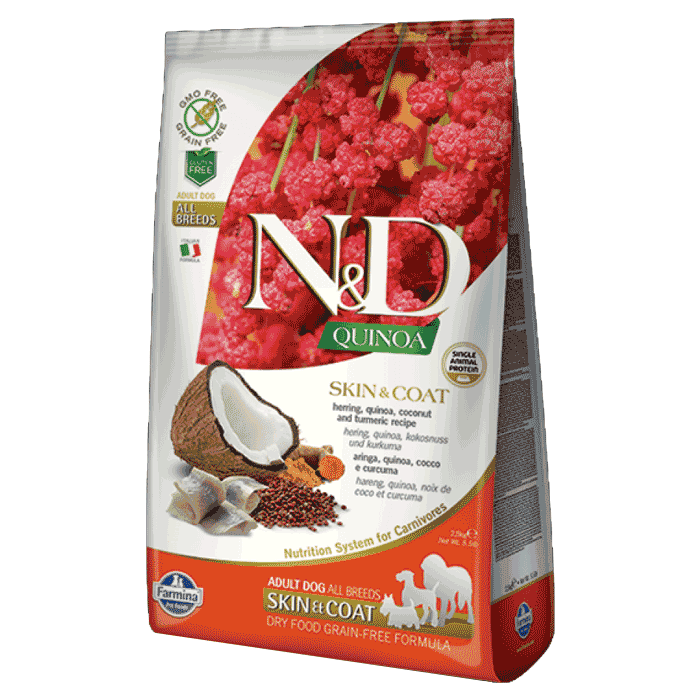 Granule za pse: N&D Quinoa Skin & Coat