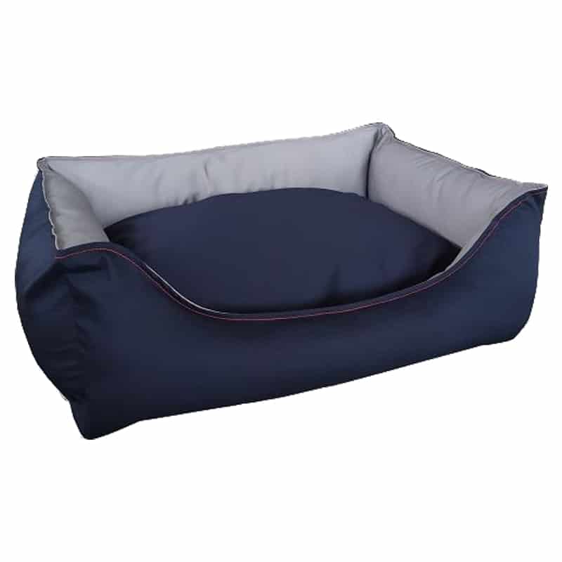 Kreveti za pse: Pet Line Krevet za pse 2u1 Teget-Sivi