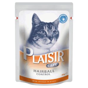 Vlažna hrana za mačke: Plaisir Care Preliv Za Mačke Hairball