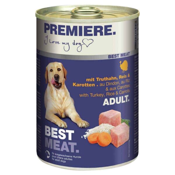 Konzerve za pse: Premiere Best Meat Adult Ćuretina i Povrće