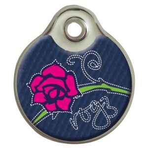 Pločice za ime i privresci: Rogz ID privezak za pse Denim Rose