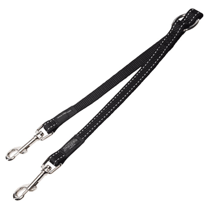 Povodac za pse: Rogz Razdelni povodac Utility Reflective Stitching