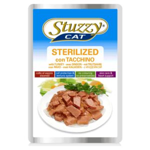 Vlažna hrana za mačke: Stuzzy Komadići mesa u sosu za sterilisane mačke