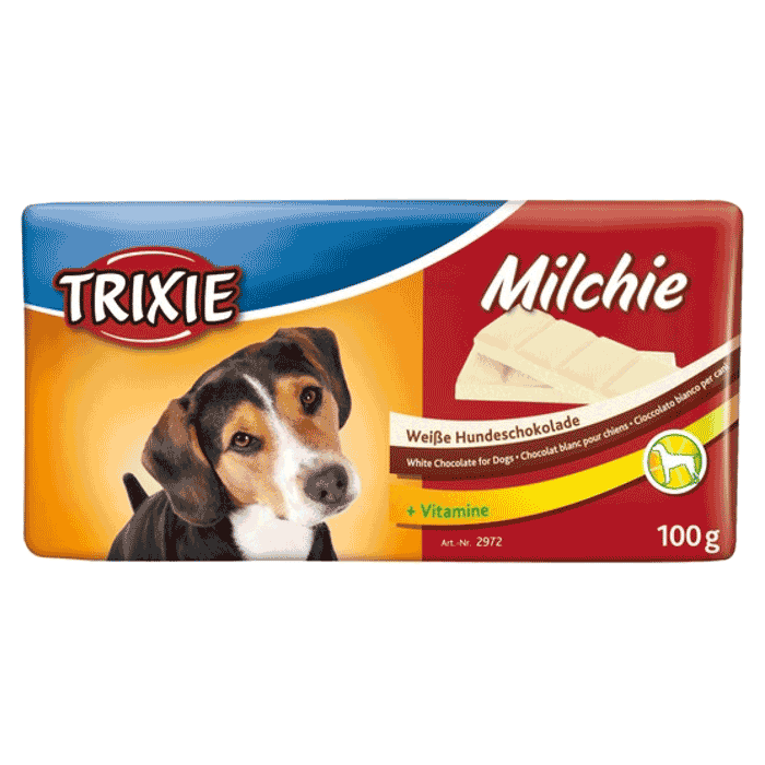 Poslastice za pse: Trixie Bela čokolada za pse Milchie