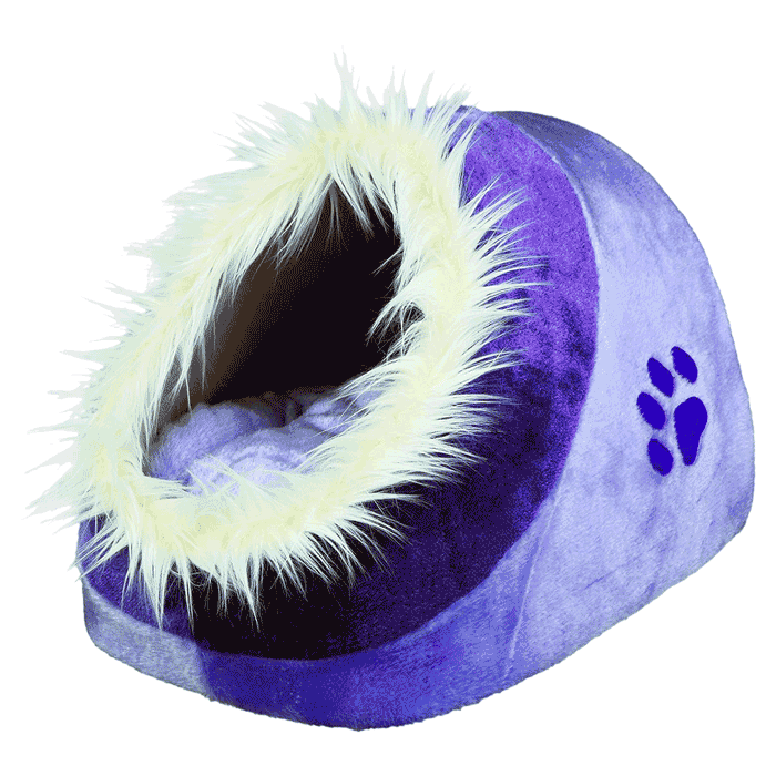 Kreveti za mačke i ležaljke: Trixie Kućica Minou Ljubičasta