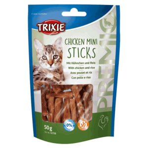 Poslastice za mačke: Trixie pileći štapići sa pirinčem Chicken Mini Sticks