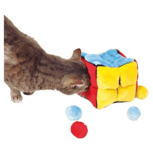 Igračke za mačke: Trixie Plišana kocka sa lopticama