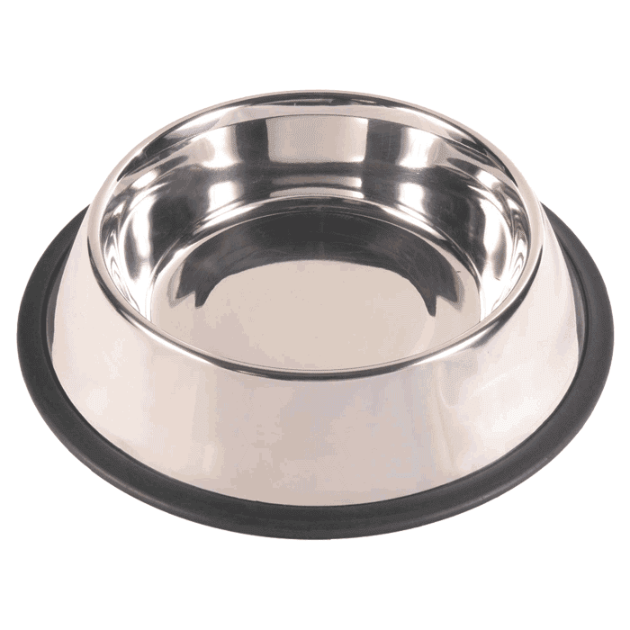 Činije za pse: Trixie Posuda rostfrajna sa gumom