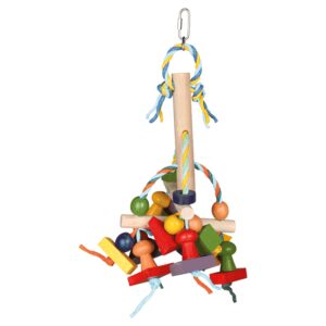 Igračke za ptice: Trixie Šarena drvena igračka za papagaje