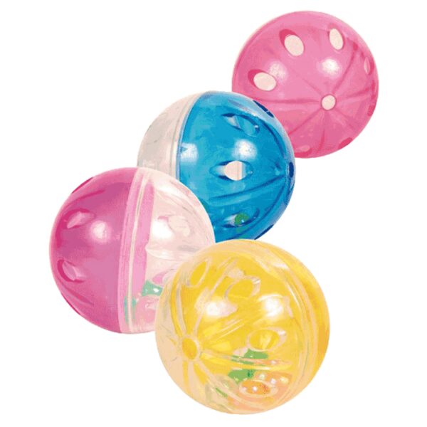 Igračke za mačke: Trixie Set od 4 loptice za igru