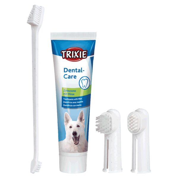 Nega zuba pasa: Trixie Set za pranje zuba Dental Hygiene Set