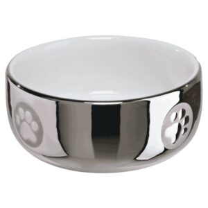 Posude za hranu i vodu: Trixie Srebrna keramička posuda za mace
