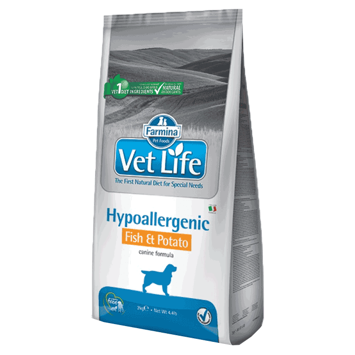 Veterinarske dijete za pse: Vet Life Hypoallergenic Fish & Potato