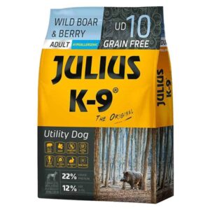 Granule za pse: Julius K9 Grain Free Adult - veprovina i brusnica