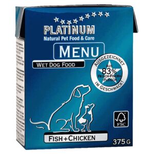 Konzerve za pse: Platinum konzerva za pse Dog Menu Piletina i Riba